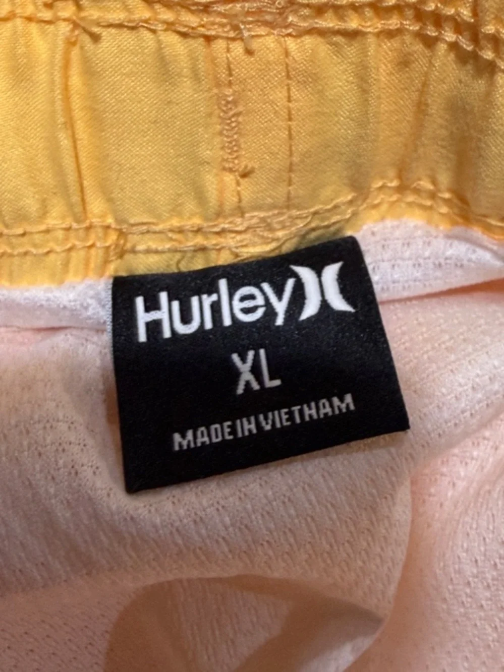 Hurley Peach Swim Shorts with Gradient Side Logo